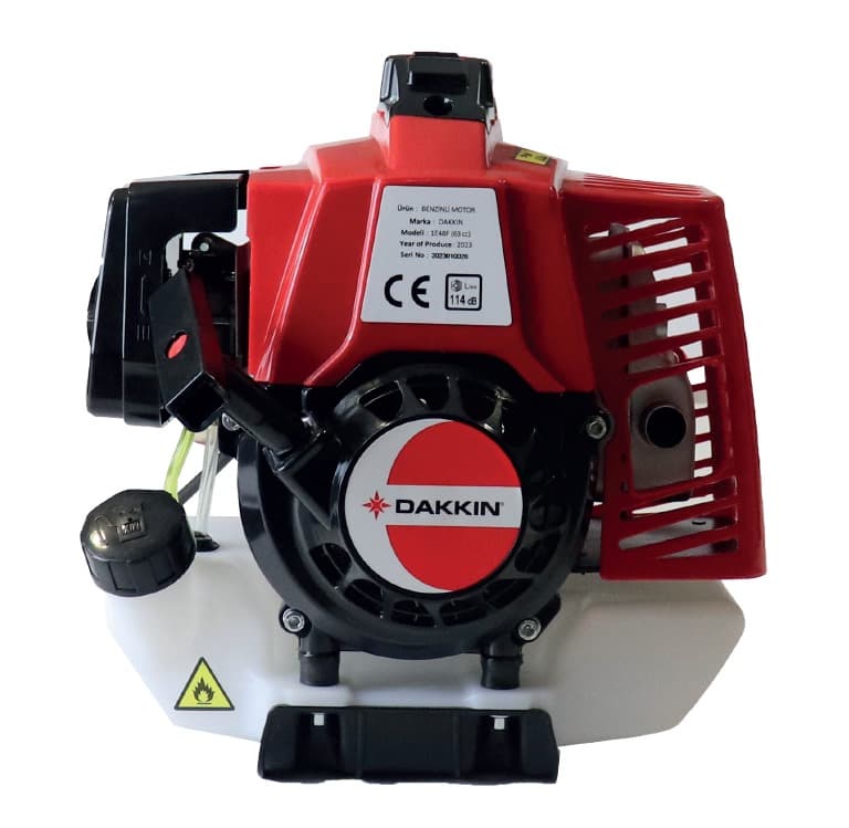 Benzinli Tırpan Motoru Dakkın CG63 63 cc 2 Zamanlı Çok Amaçlı Motorlar