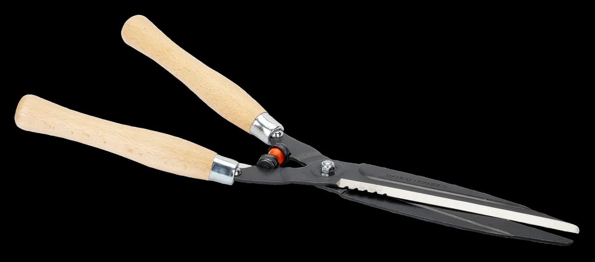 Çit Makası Bahco P57-25-W-F Ahşap Kollu 54 cm Çit ve Çim Makasları