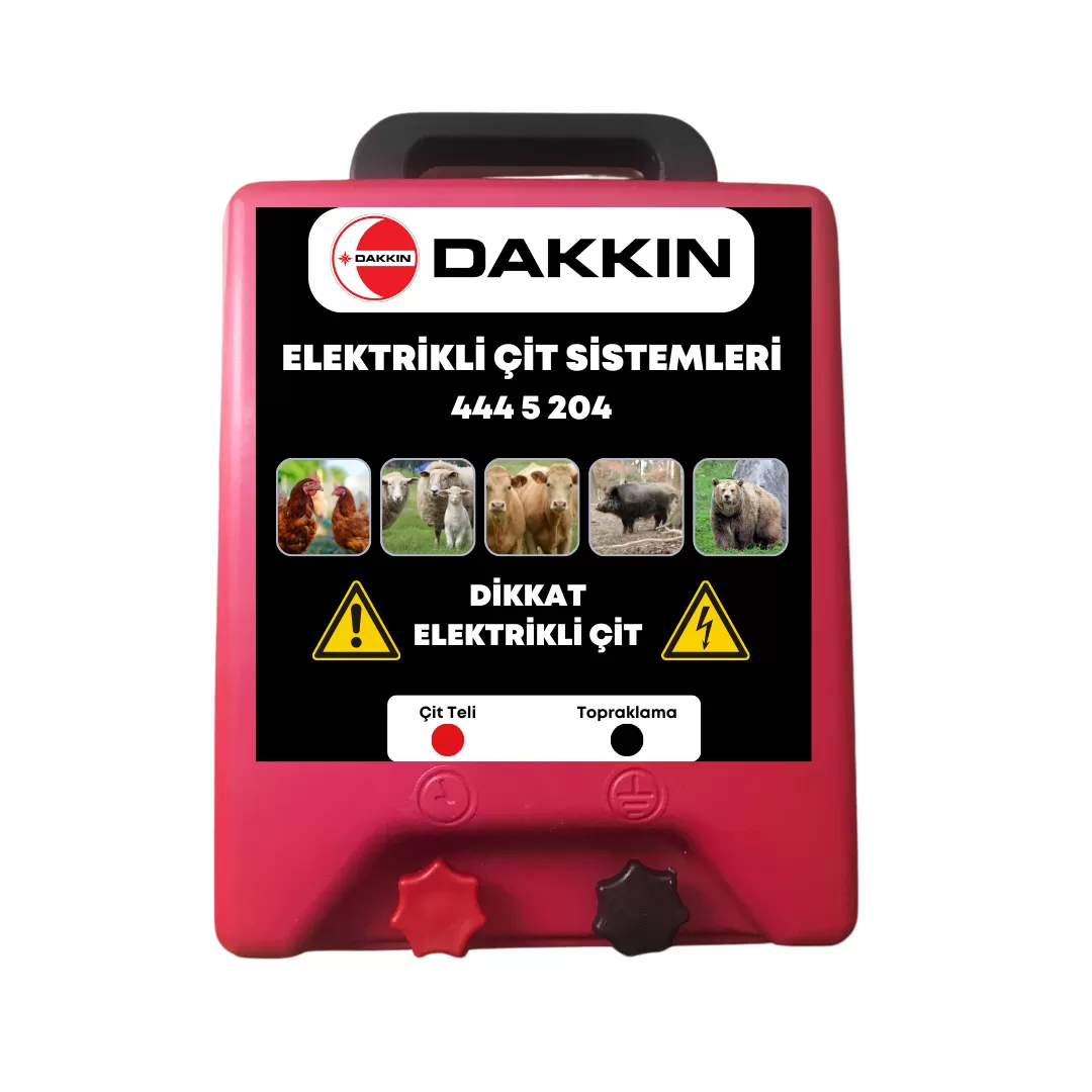 Elektrikli Çit Cihazı Dakkın ÇTE Hayvan Kovucular
