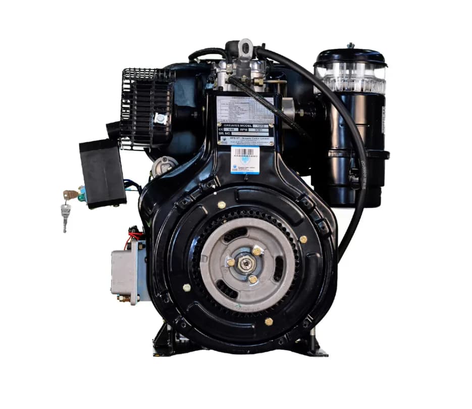 Dizel Çapa Motoru Greaves 1510 12 HP Marşlı Çok Amaçlı Motorlar
