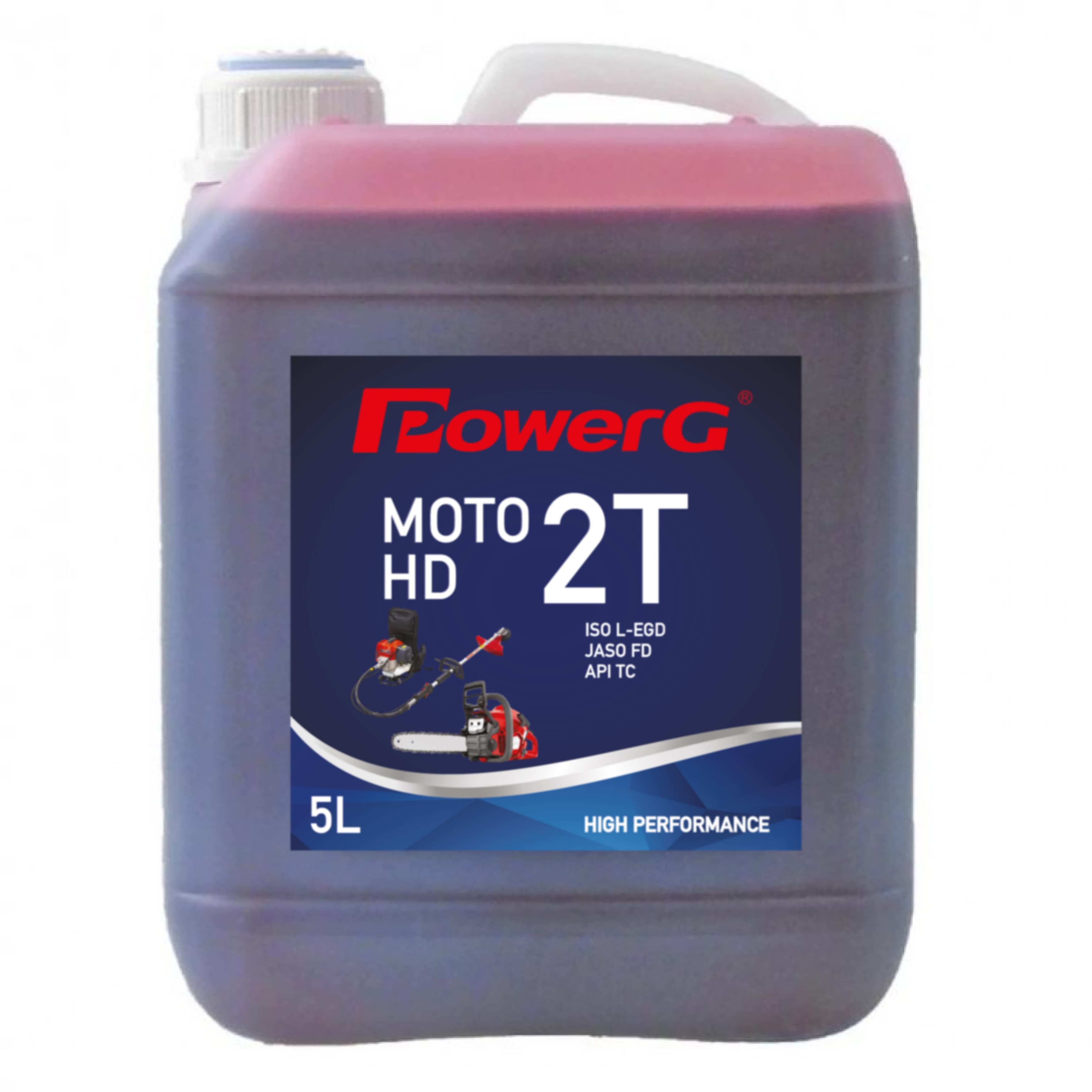 Dakkın 2T Motor Yağ 5 L PowerG Moto HD 2T Oil POWERG-P81052 Tırpan Yedek Parça