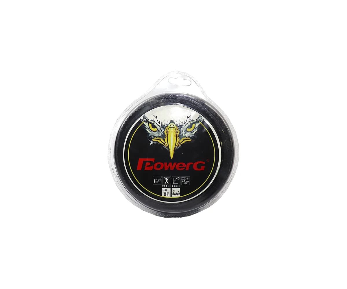Dakkın Misina PowerG Siyah Tırtıklı 4.0 mm 25 m POWERG-40147 - 10'lu Koli Tırpan Yedek Parça