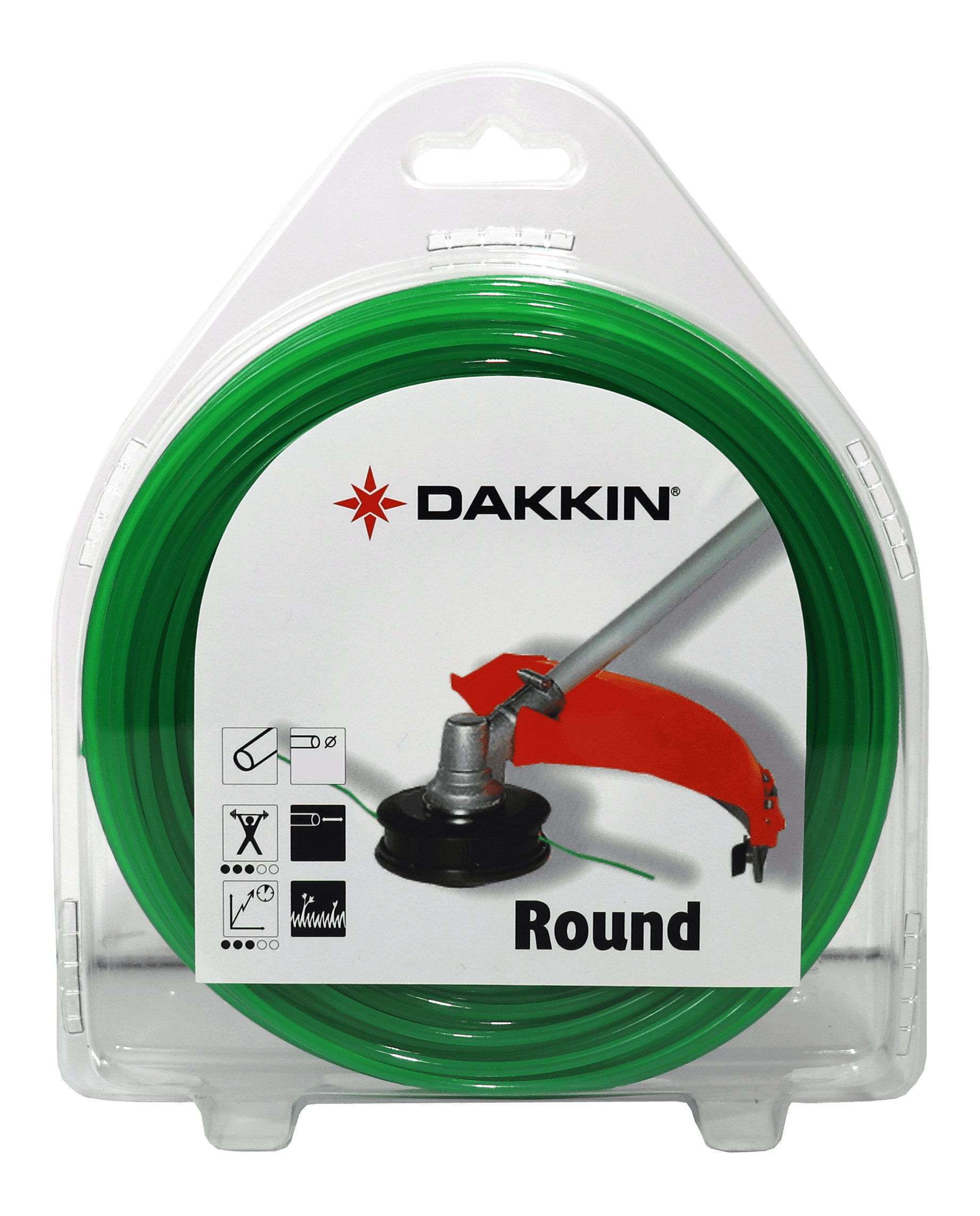 Dakkın Misina Yuvarlak 3.3 mm 48 m H8100Y33 DAKKIN-H8100Y33 - 8'li Koli Tırpan Yedek Parça