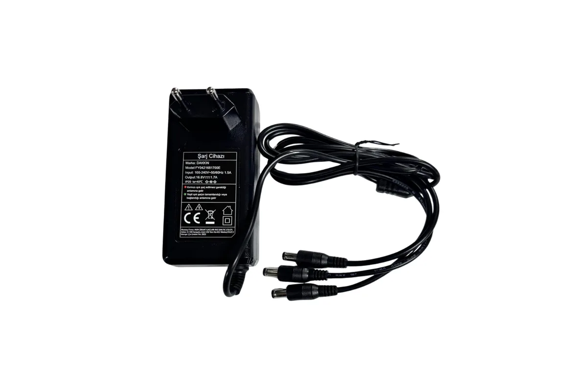 Şarj Aleti Dakkın-K30P 16.8 V 2, 2A DKN-K30P1C Yedek Parça ve Aksesuar